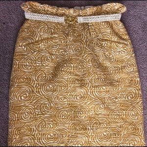 Anthropologie Elevenses Pencil Skirt